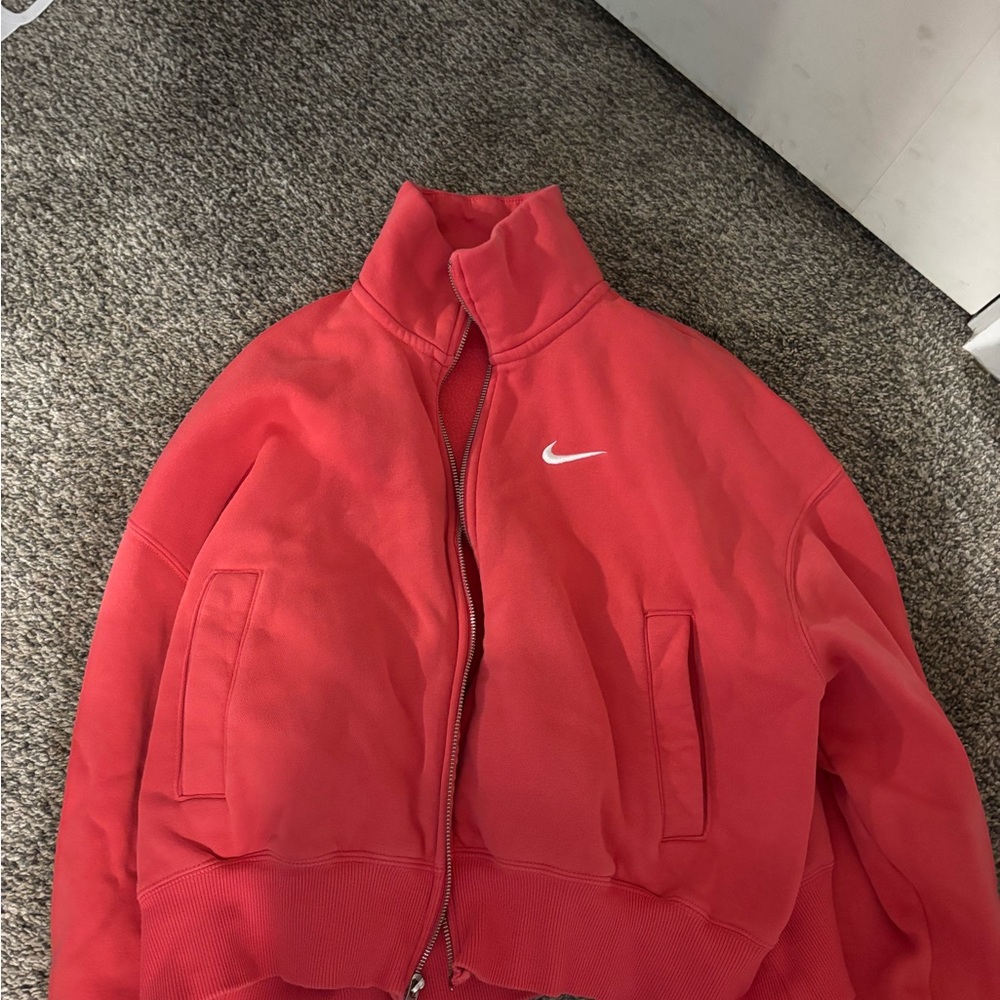 Nike Crimson Full-Zip Jacket